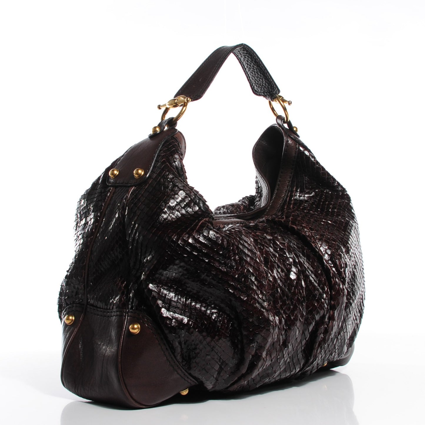 Python Large Jockey Hobo Brown