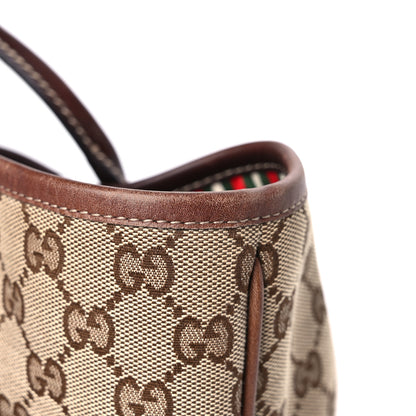 Gucci Monogram Medium New Britt Tote Brown 13 of 13