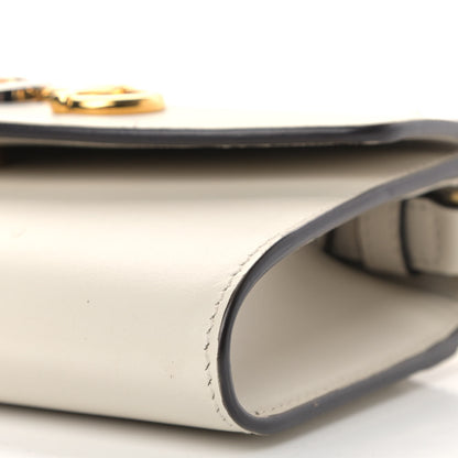 Gucci Smooth Calfskin Mini Zumi Shoulder Bag White 9 of 10