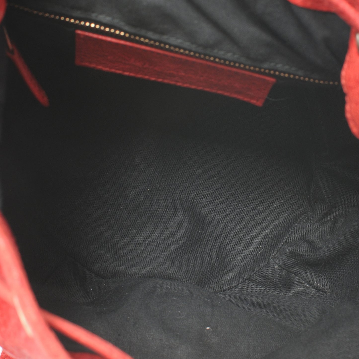 Agneau Giant 12 Rose Gold Hardware Mini Pompon Bag Coquelicot