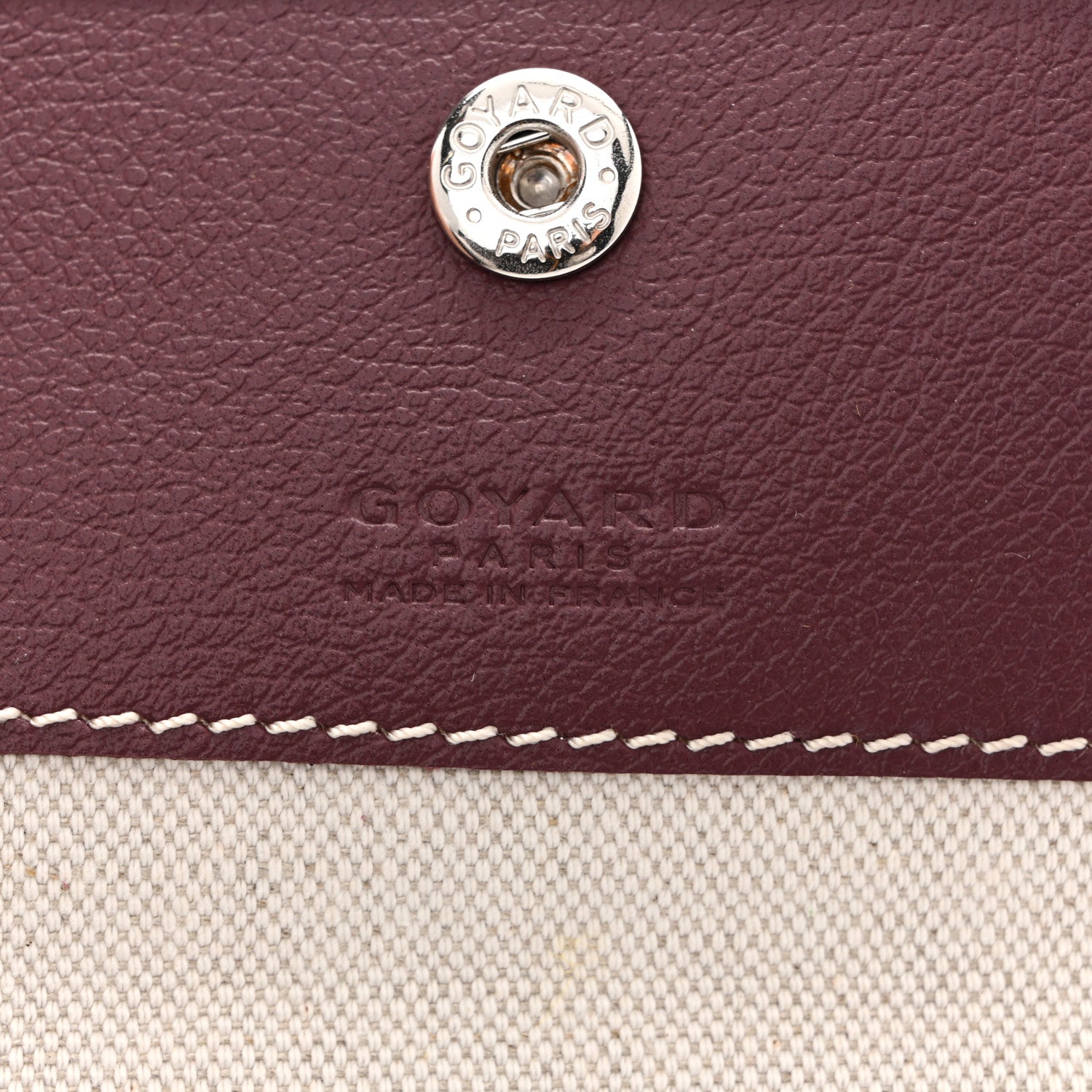 Goyard Goyardine Boheme Hobo Burgundy 7 of 11
