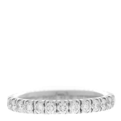 Cartier Platinum Diamond 2.6mm Etincelle de Cartier Wedding Band Ring 49 4.75 1 of 4