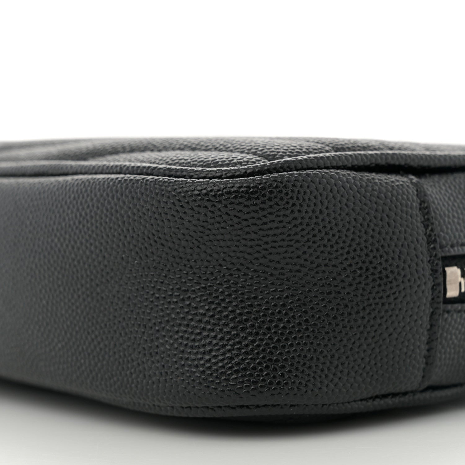 Saint Laurent Grain De Poudre Matelasse Monogram Mini Lou Camera Bag Black 10 of 11