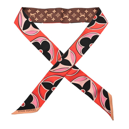 Louis Vuitton Silk Monogram LV Duality BB Bandeau Red Pink 1 of 5
