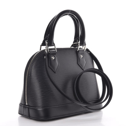 Louis Vuitton Epi Alma BB Black 3 of 7