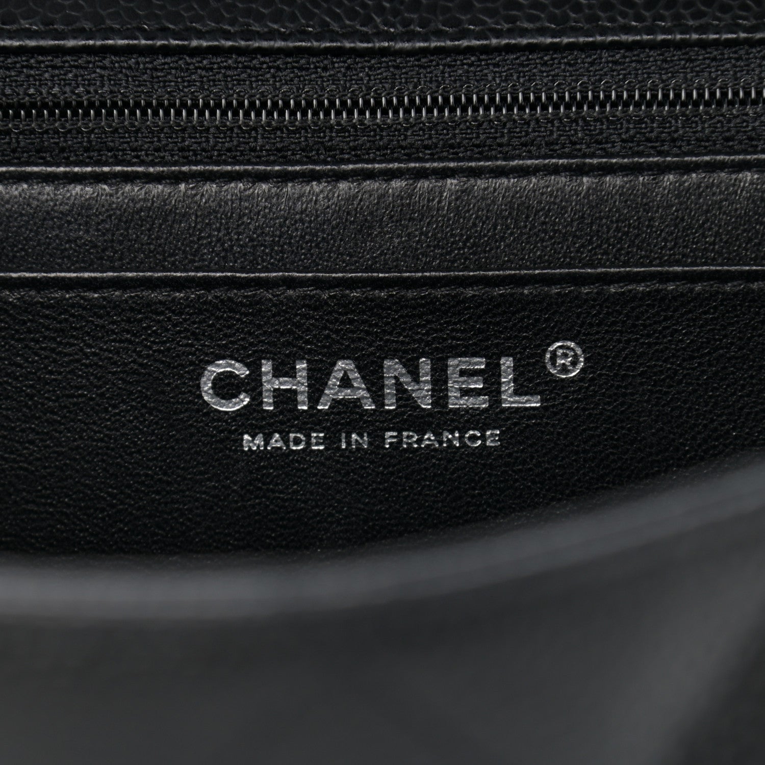 Chanel Caviar Quilted Jumbo Single Flap Black 5 of 9