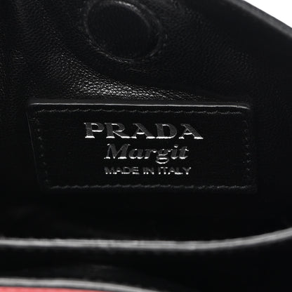 Prada City Calfskin Small Margit Bag Magenta Red 7 of 13