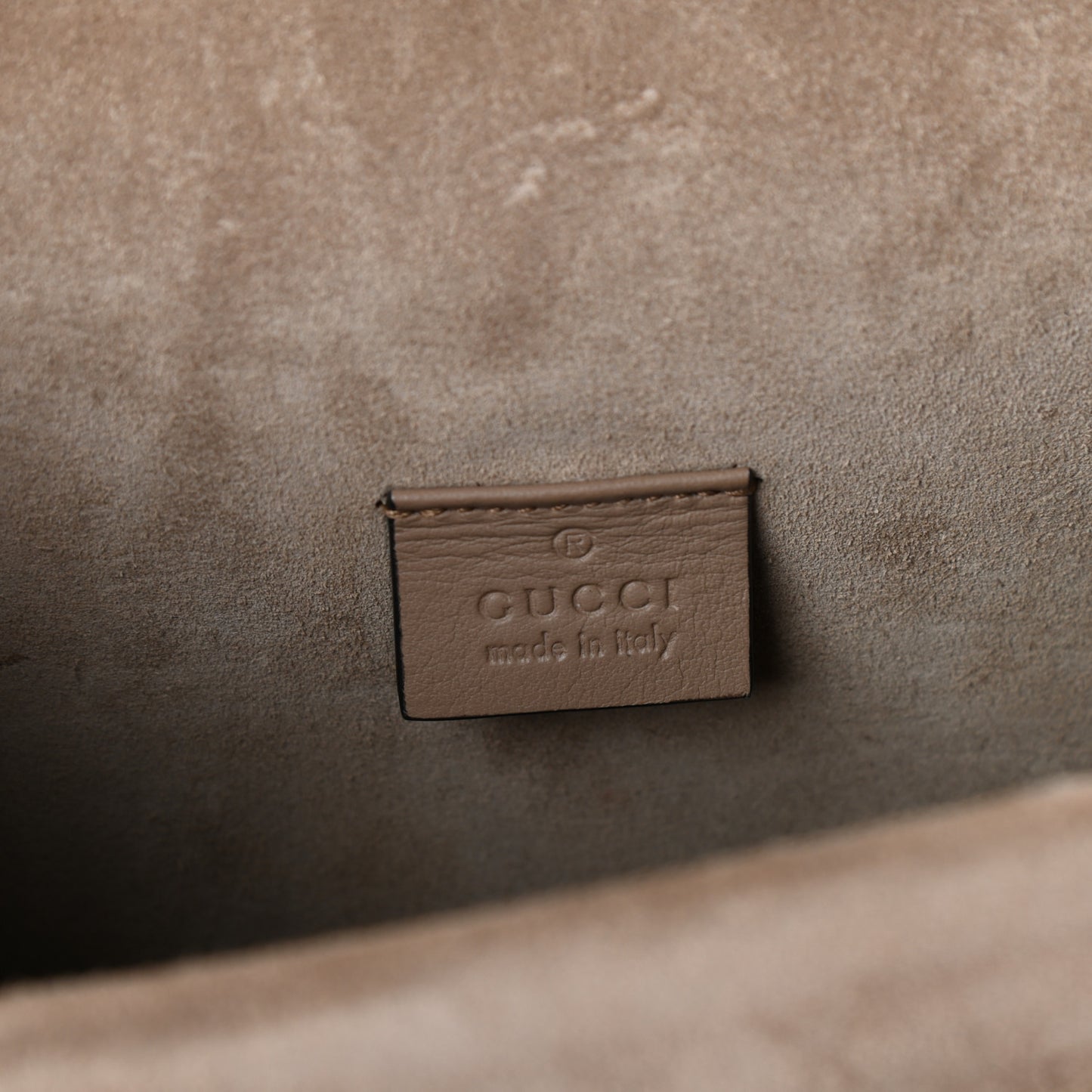 GG Supreme Monogram Mini Dionysus Shoulder Bag Taupe
