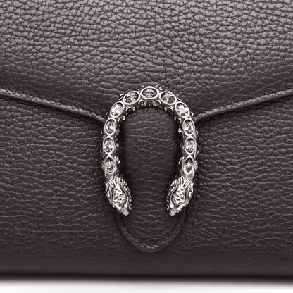 Gucci Calfskin Mini Dionysus Chain Wallet Black 9 of 11