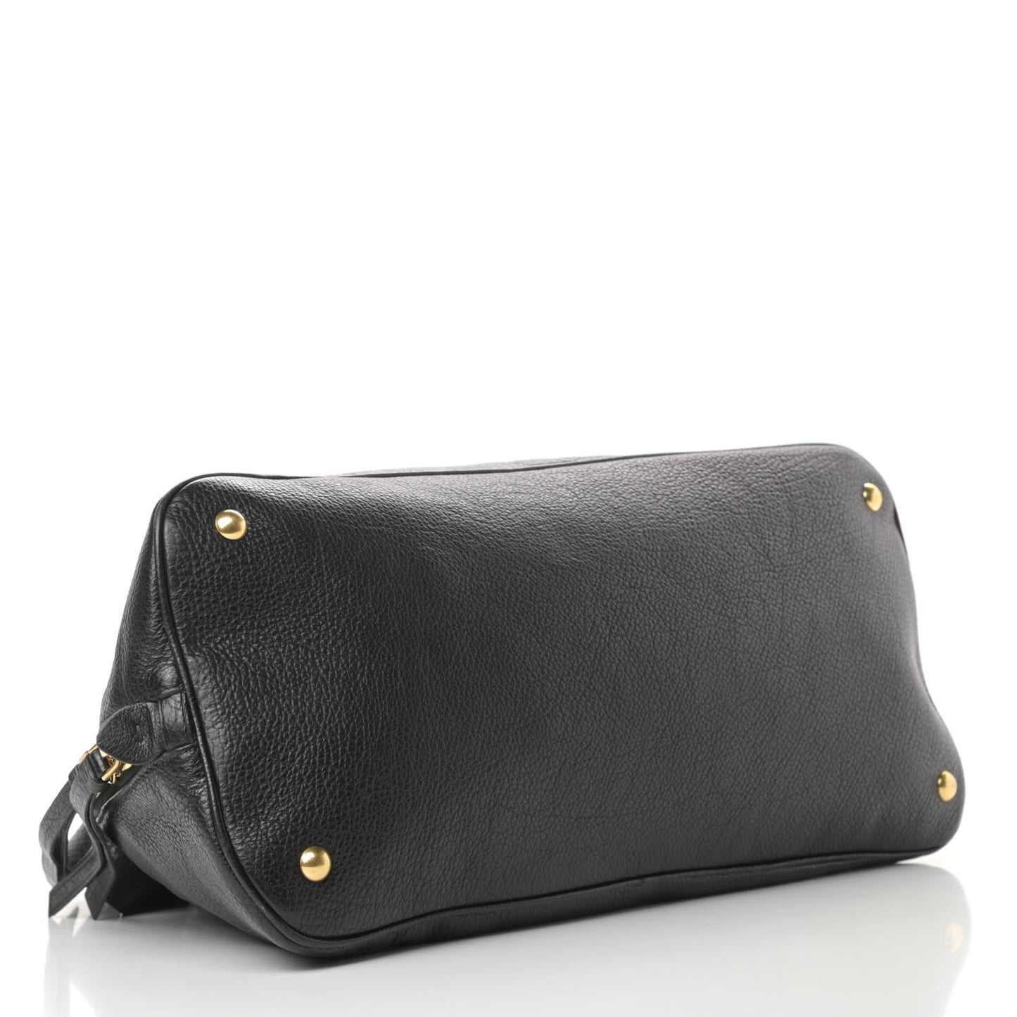 Goatskin Madras Bauletto Black