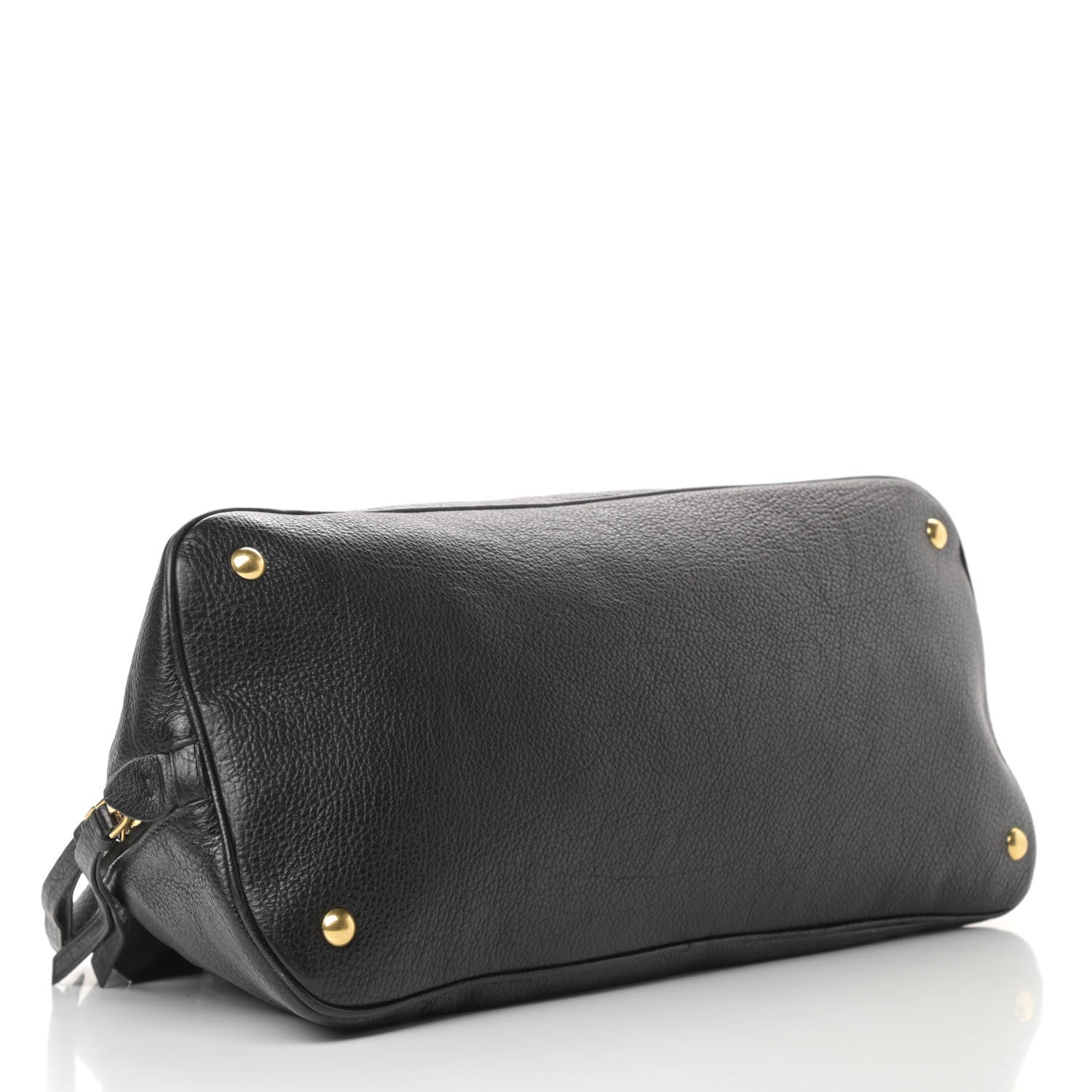 Miu Miu Goatskin Madras Bauletto Black 4 of 13
