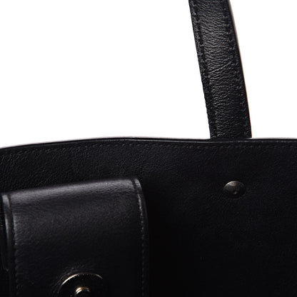 Saint Laurent Calfskin Medium Amber Tote Black 10 of 13