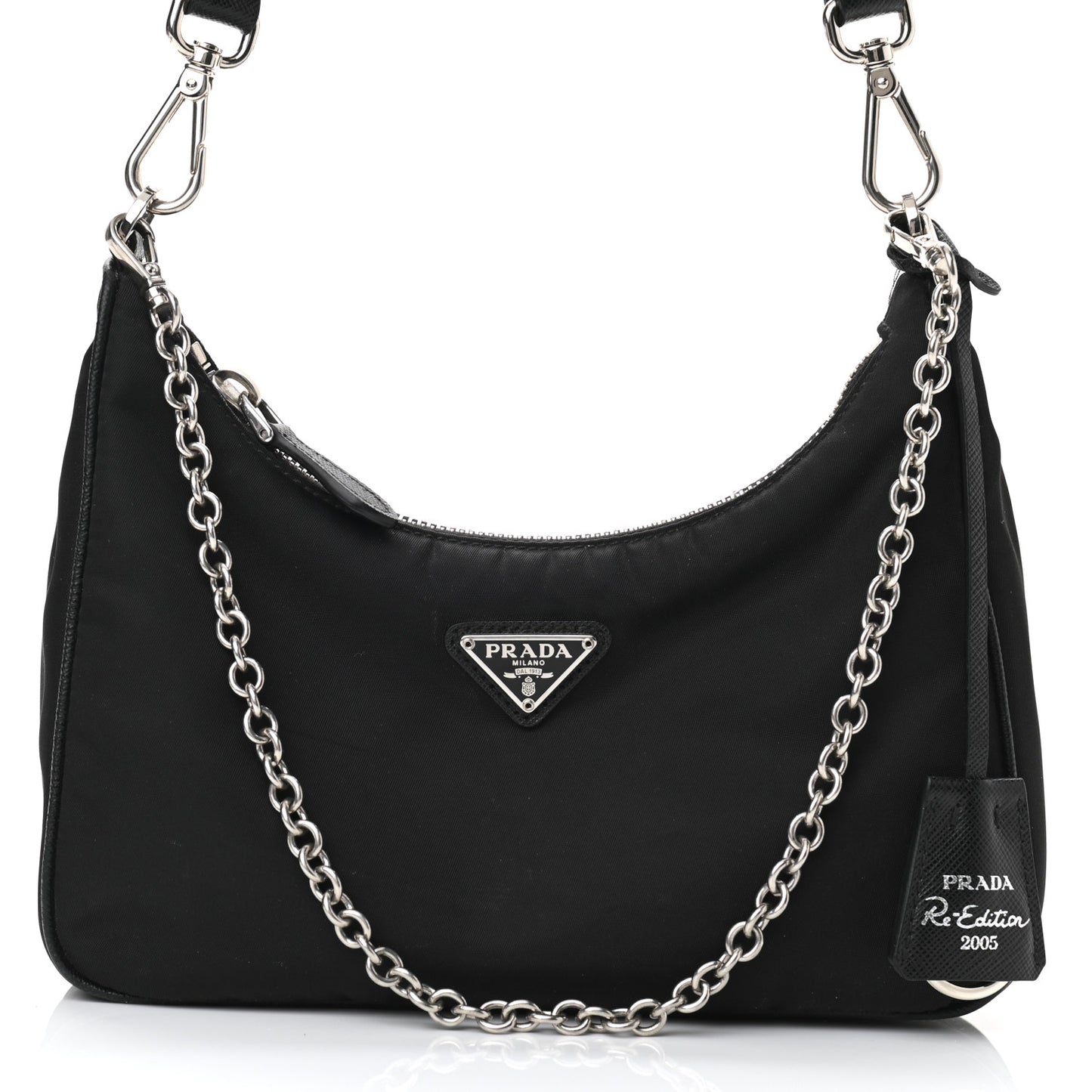 Nylon Re-Edition 2005 Shoulder Bag Black