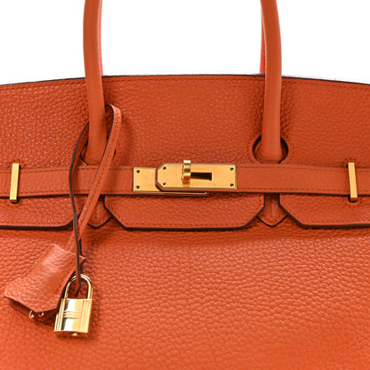 Hermes Togo BIRKIN 35 Orange 8 of 10