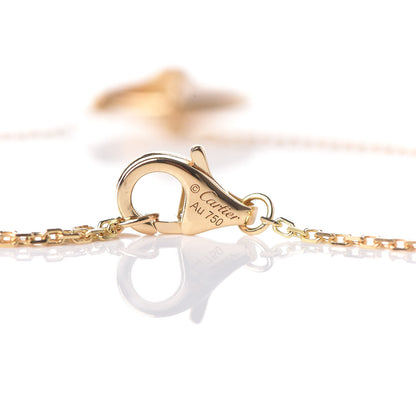 Cartier 18K Yellow Gold Diamond Mother of Pearl XS Amulette de Cartier Pendant Necklace 4 of 6