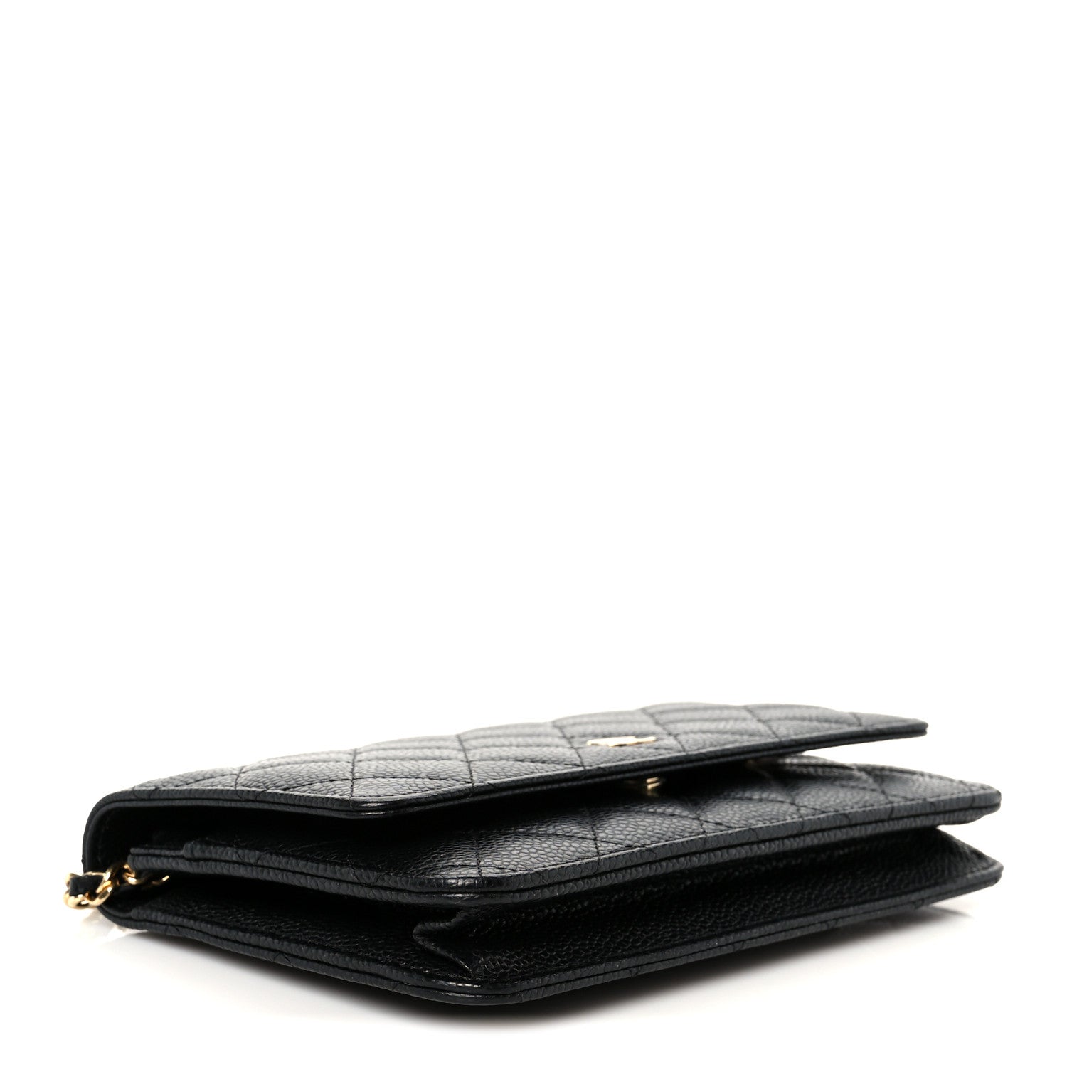 Chanel Caviar Quilted Wallet on Chain WOC Black 4 of 12