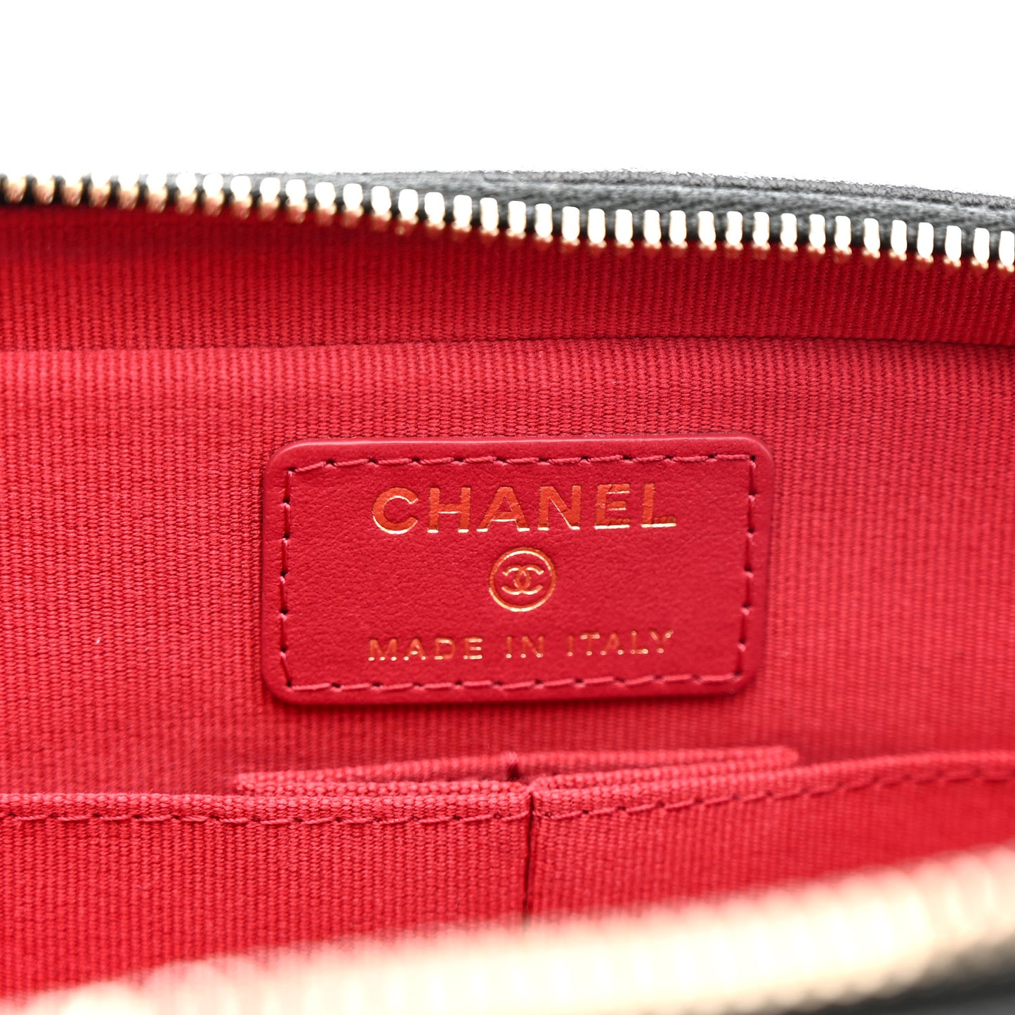 Goatskin Quilted Chanel 19 Camera Crossbody Case Black
