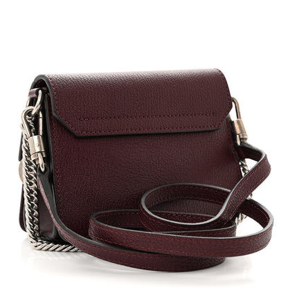 Givenchy Goatskin Mini GV3 Shoulder Bag Oxblood 3 of 9