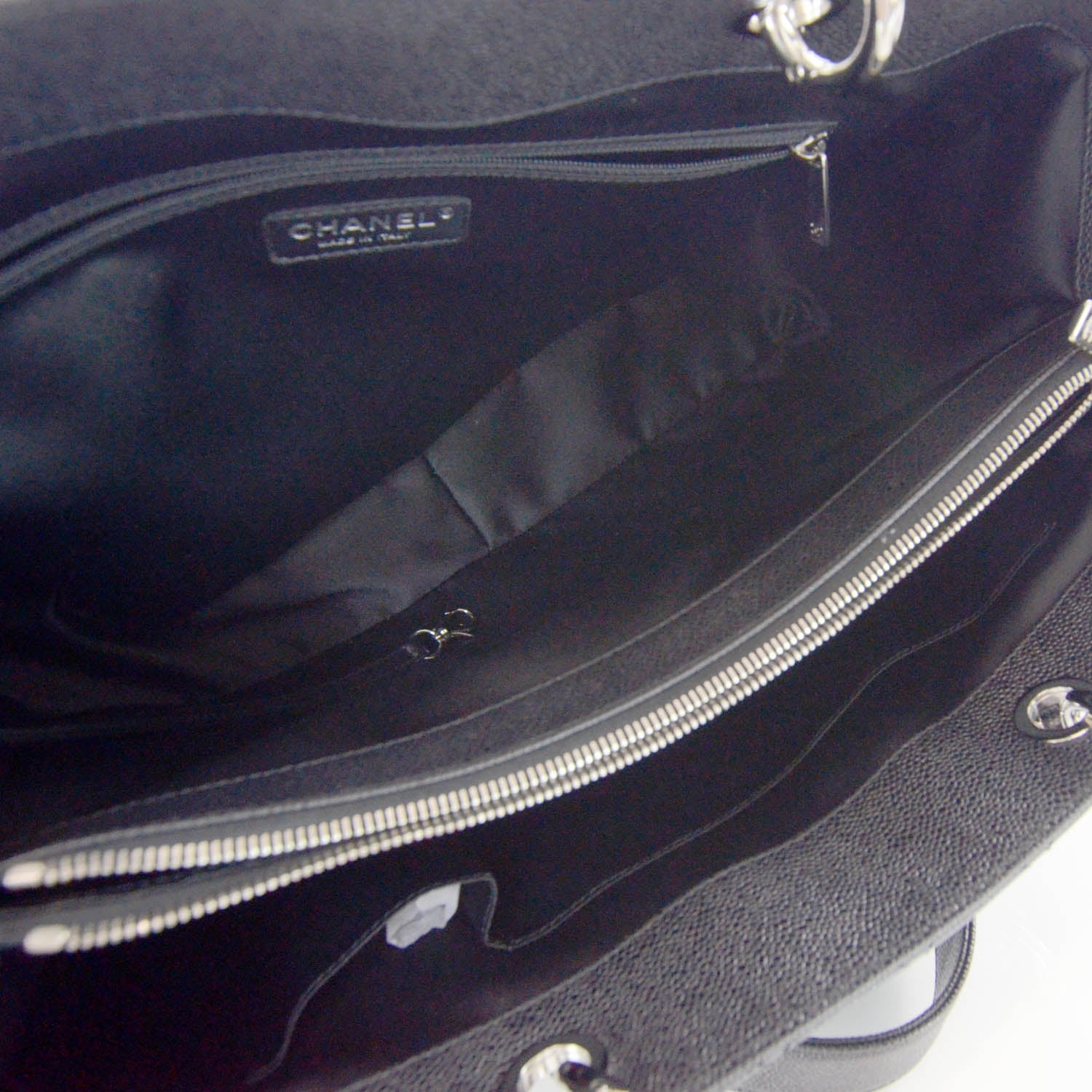 Chanel Caviar XL Grand Shopping Tote GST Black 9 of 10