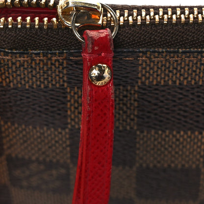 Louis Vuitton Damier Ebene Complice Trunks and Bags Wallet Red 7 of 8
