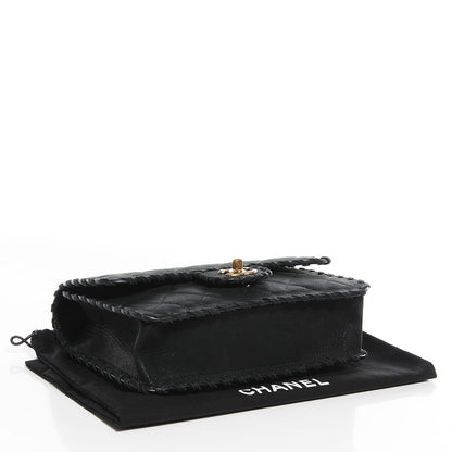 Chanel Metallic Calfskin Small Happy Stitch Flap Black 4 of 9