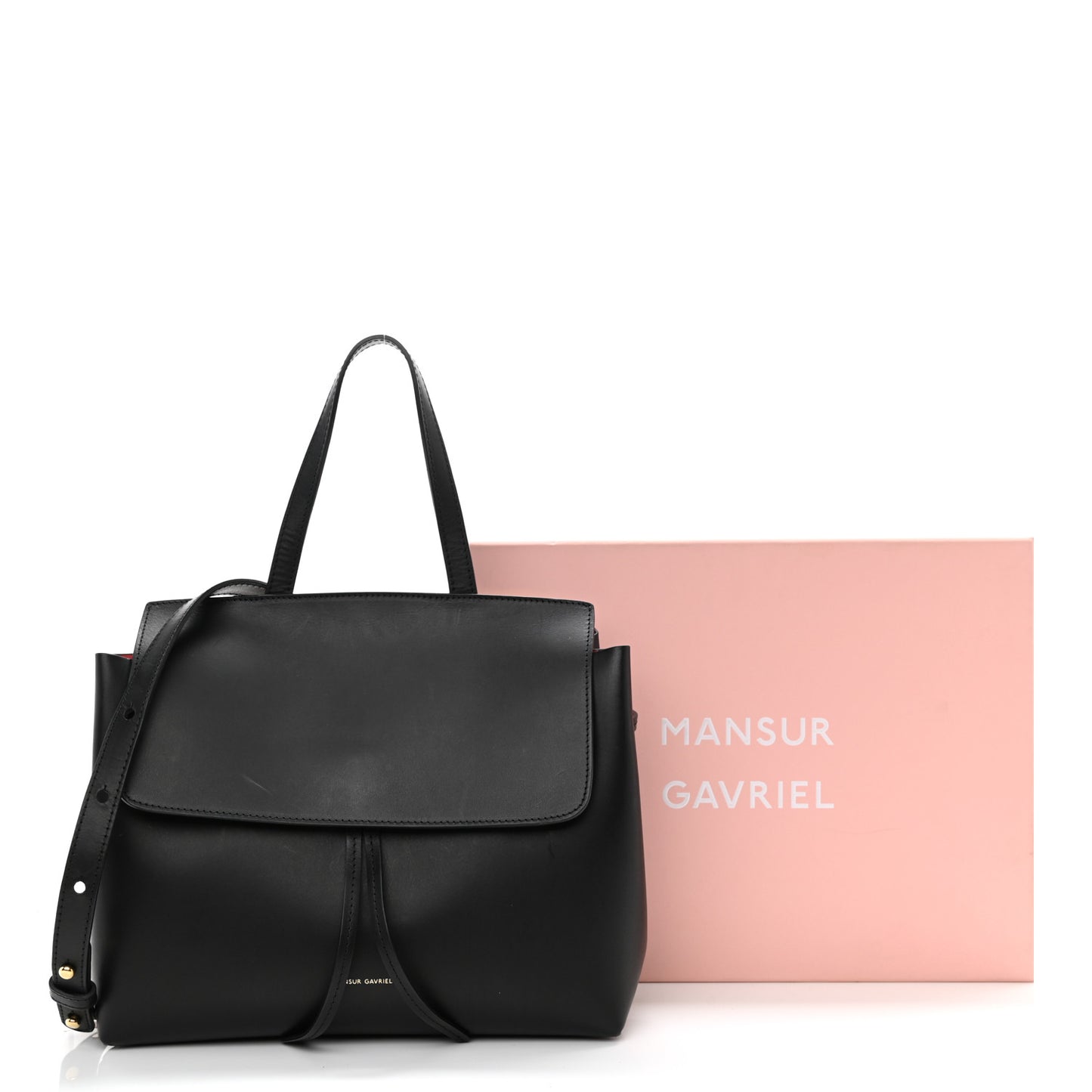 Calfskin Lady Bag Black Flamma