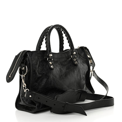 Balenciaga Agneau Classic Silver Hardware S City Black 4 of 11
