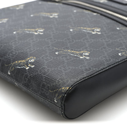 Gucci GG Supreme Monogram Tigers Web Messenger Bag Black Multicolor 10 of 10
