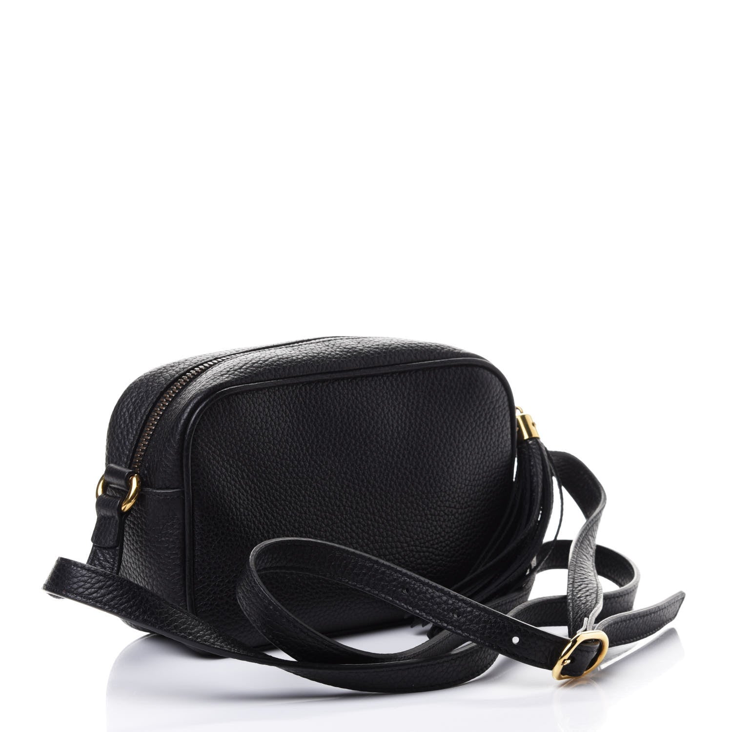 Gucci Pebbled Calfskin Mini Soho Disco Bag Black 2 of 4