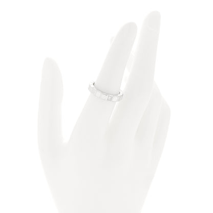 Chopard 18K White Gold Diamond Ice Cube Band Ring 52 6 2 of 5