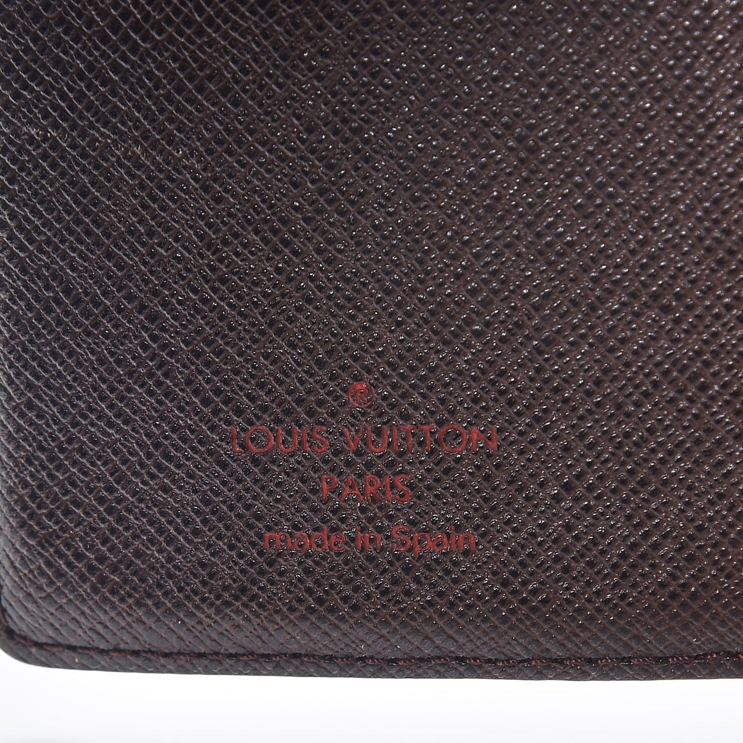 Damier Ebene Small Ring Agenda Cover
