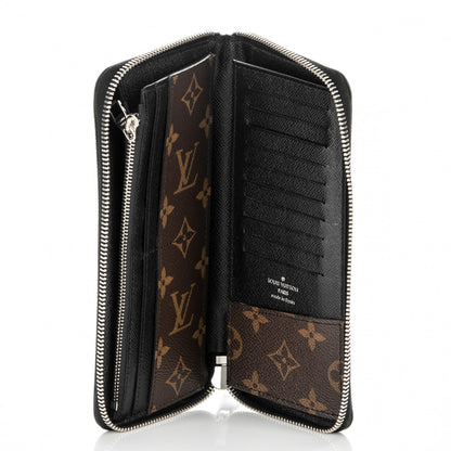 Louis Vuitton Monogram Macassar Vertical Zippy Wallet 5 of 7