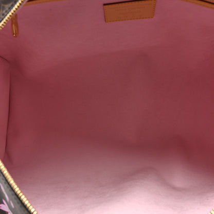 Louis Vuitton LV X TM Monogram Cherry Blossom Keepall Bandouliere 45 Sakura Brown 4 of 10