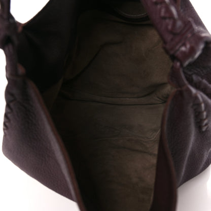Bottega Veneta Washed Cervo Deerskin Hobo Burgundy 5 of 9