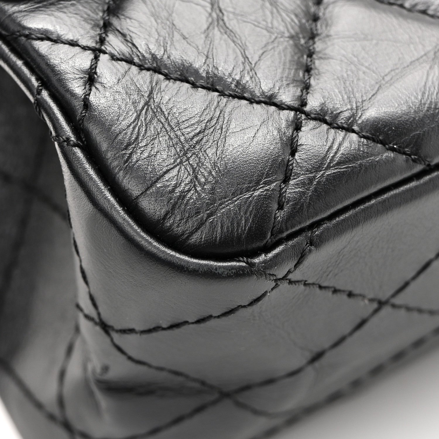 Chanel Aged Calfskin Quilted 2.55 Reissue 226 Flap Black 13 of 13