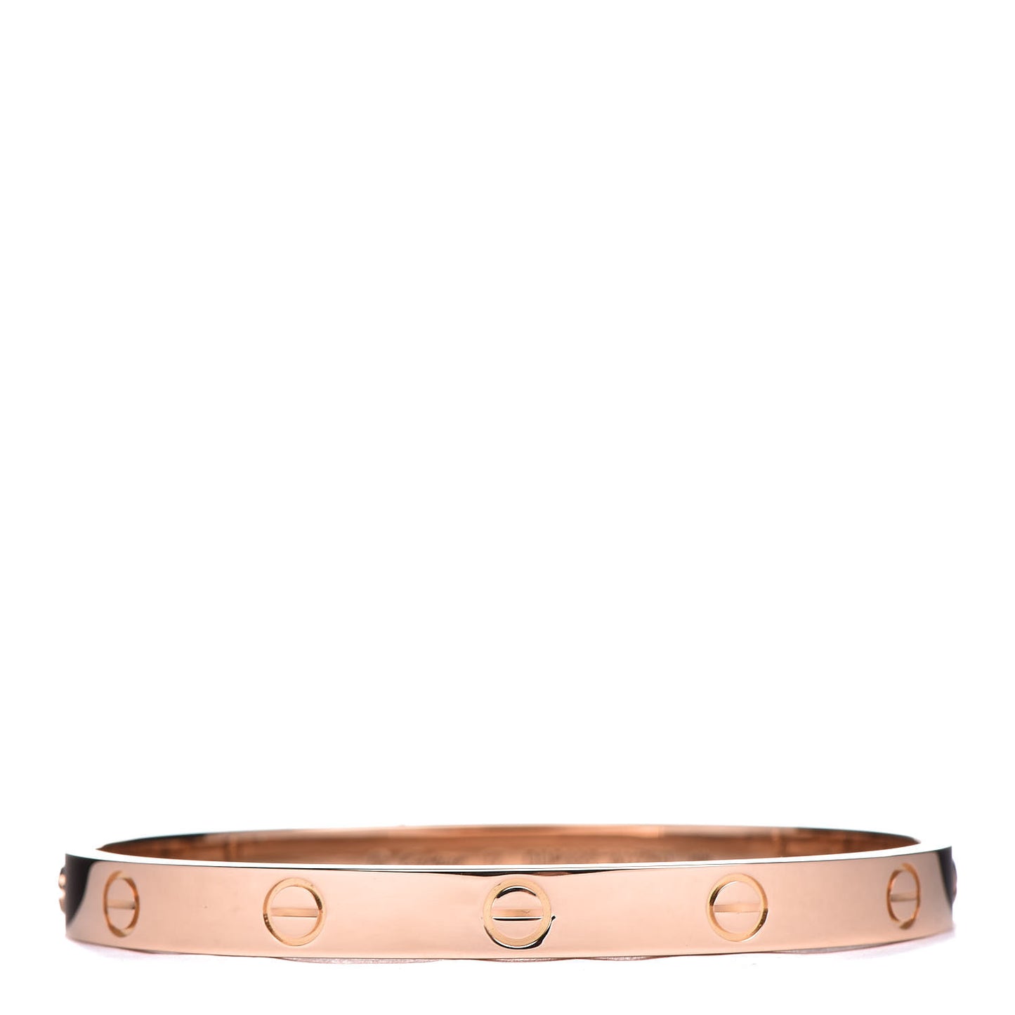 18K Pink Gold LOVE Bracelet 17
