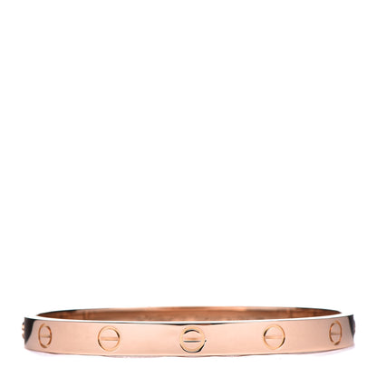 Cartier 18K Pink Gold LOVE Bracelet 17 1 of 6