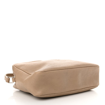 Saint Laurent Lambskin Monogram Small Lou Camera Bag Dark Beige 4 of 15