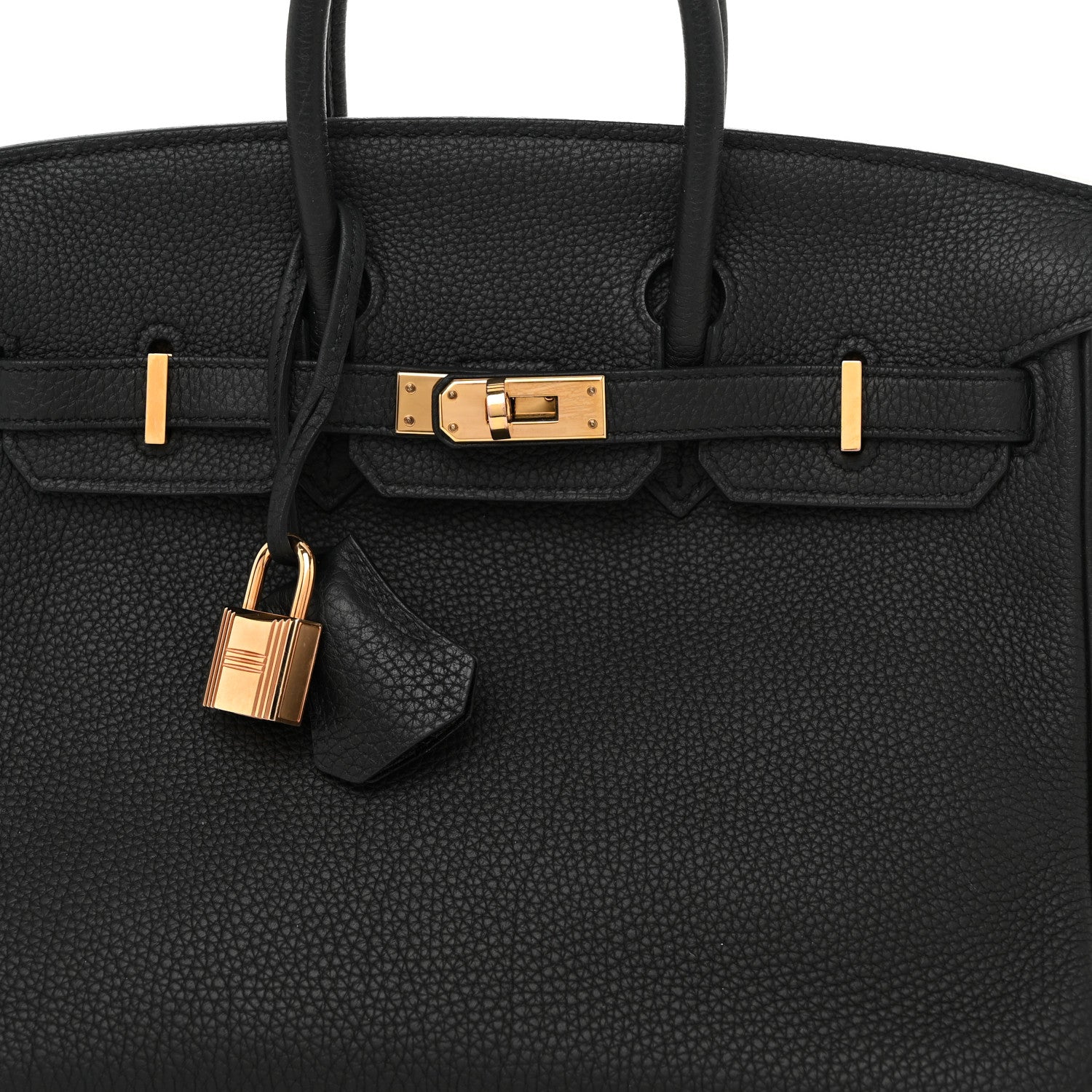 Hermes Togo Birkin 25 Black 8 of 13