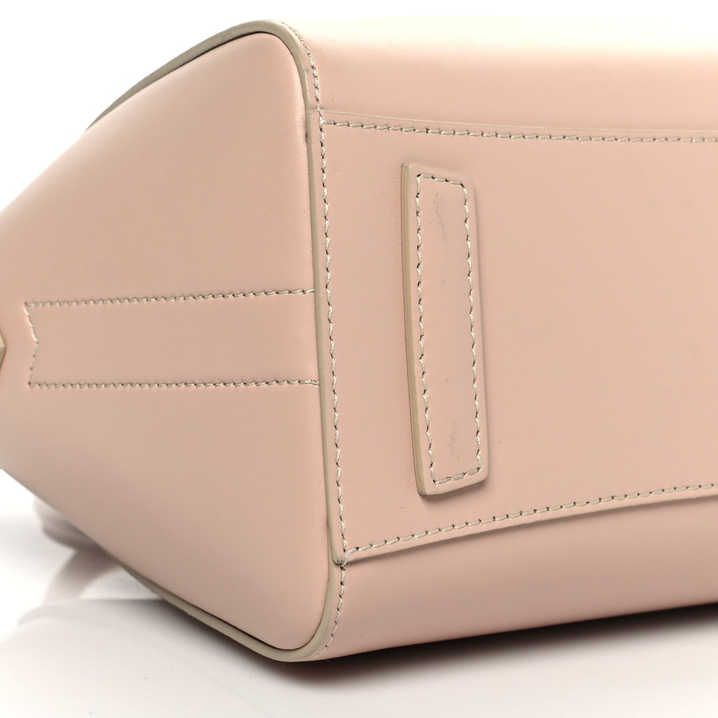 Metallic Calfskin Mini Antigona Light Pink