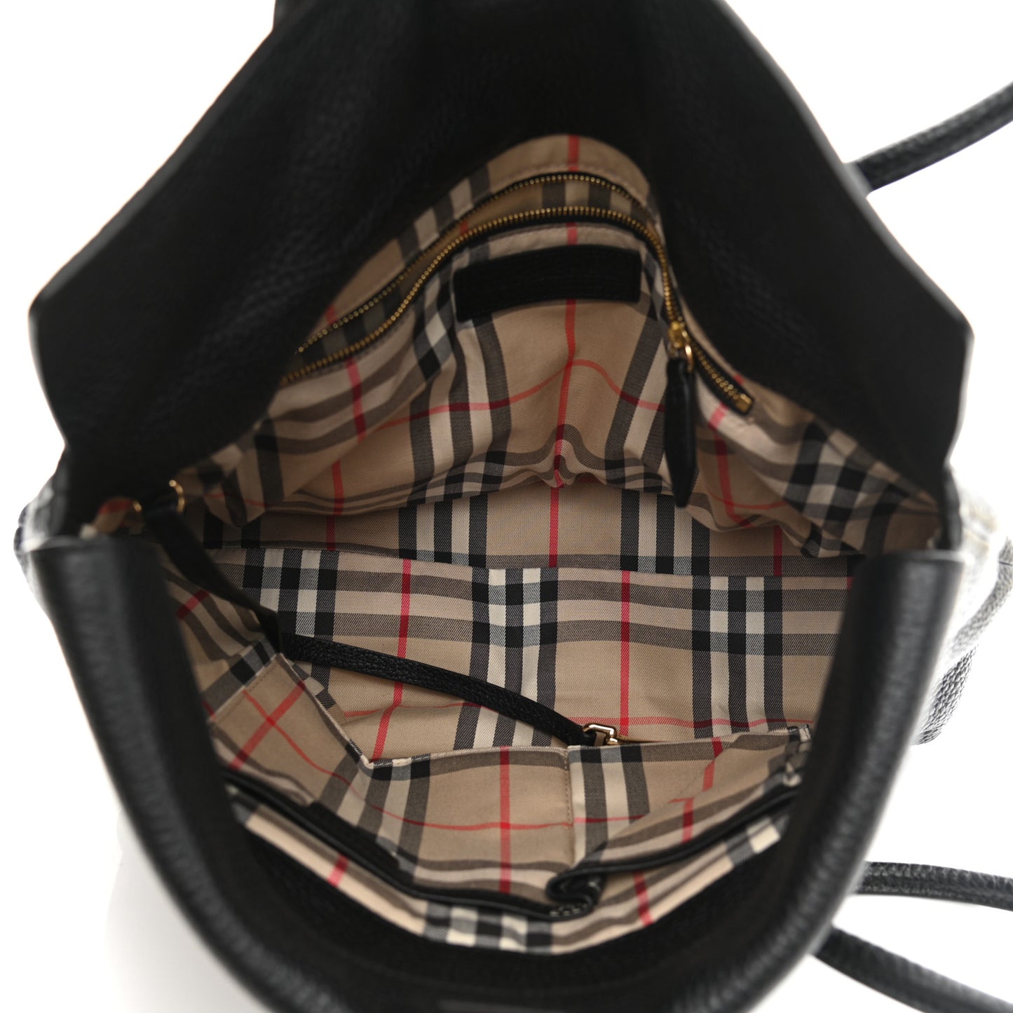 London Grainy Calfskin Medium Baynard Tote Black