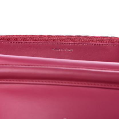 Chanel Patent Quilted Wallet On Chain WOC Pink 6 of 10