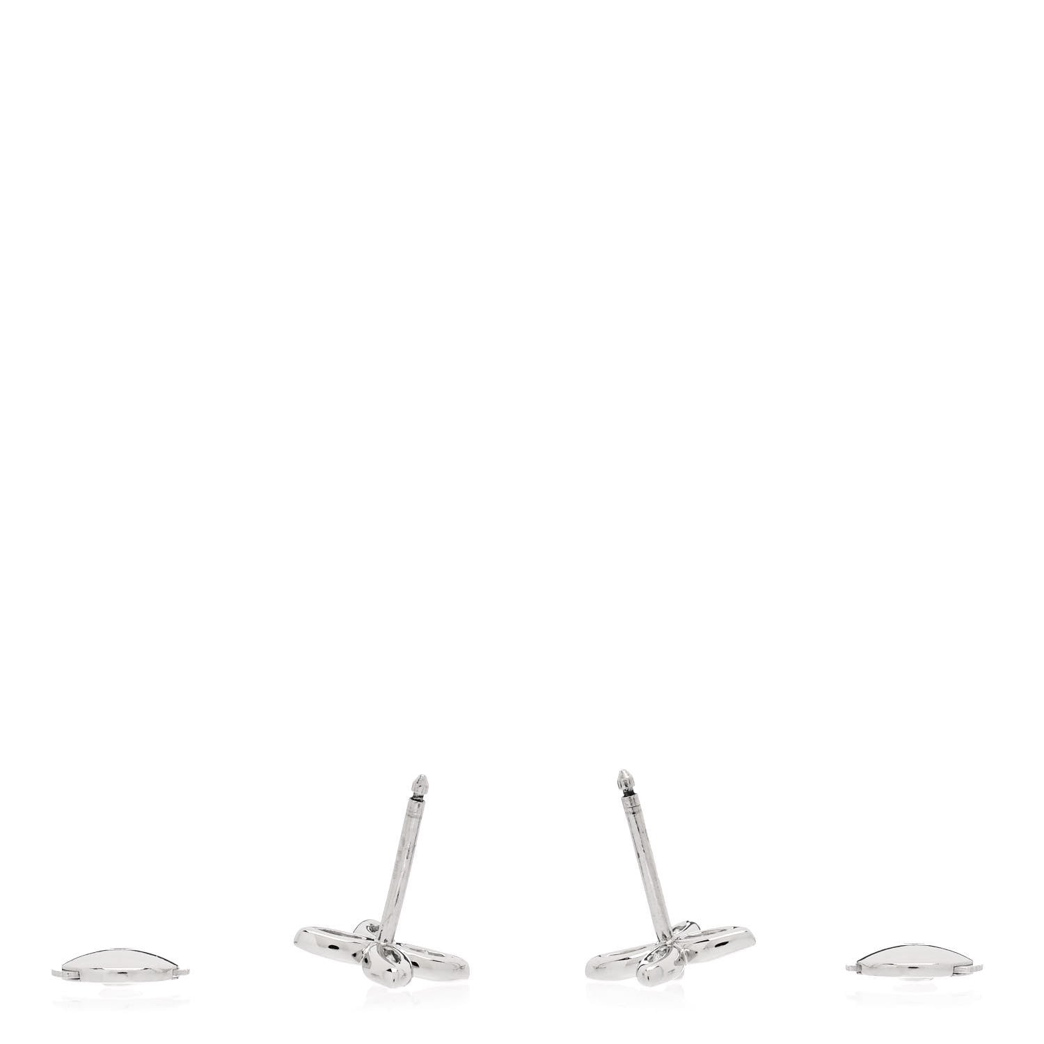 Tiffany Platinum Diamond .56ctw Victoria Earrings 3 of 4