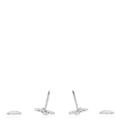 Tiffany Platinum Diamond .56ctw Victoria Earrings 3 of 4