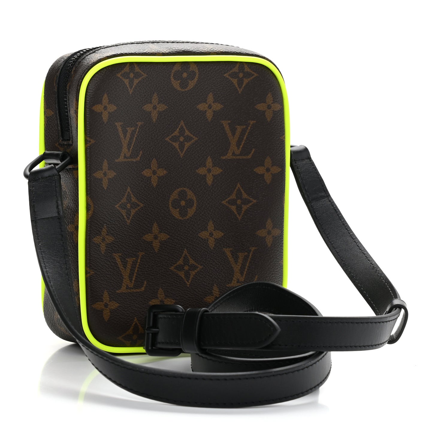 Monogram Macassar Christopher Wearable Wallet Fluorescent Yellow