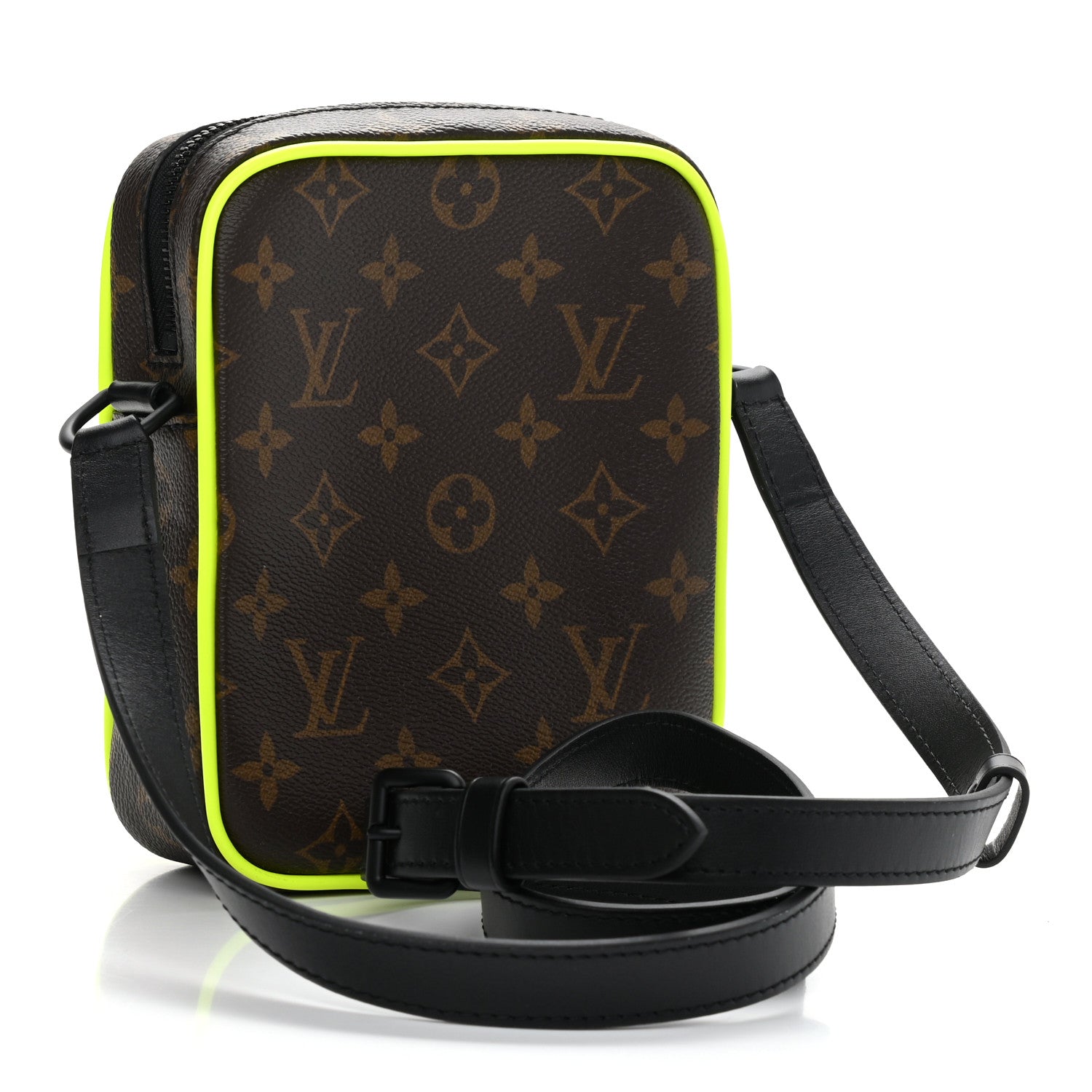 Louis Vuitton Monogram Macassar Christopher Wearable Wallet Fluorescent Yellow 3 of 9