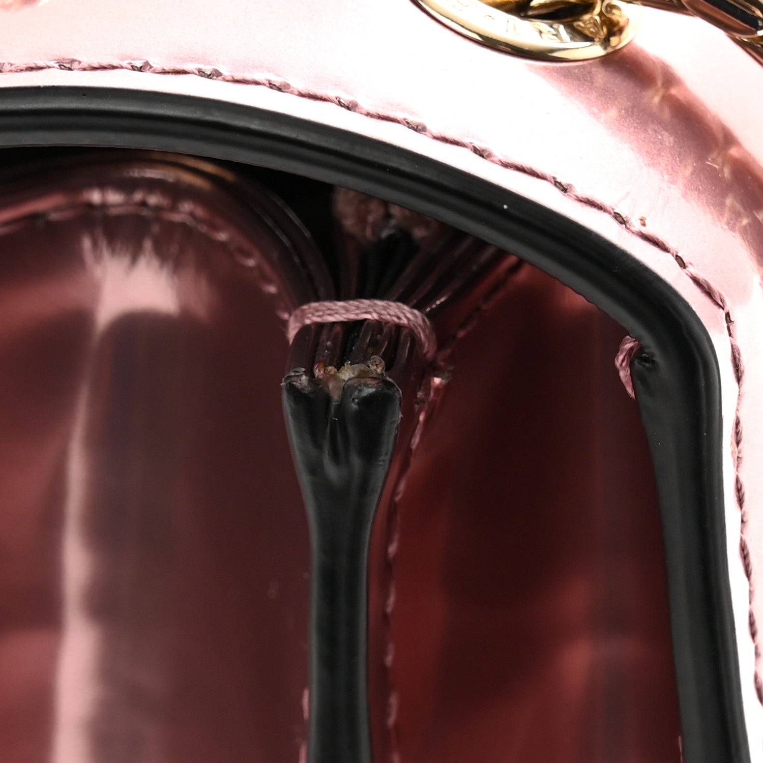 Bulgari Metallic Calfskin Serpenti Forever Crossbody Bag Rose Quartz 13 of 14