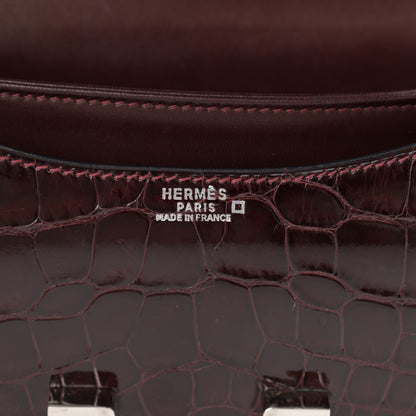 Hermes Shiny Alligator Constance 18 Rouge H 6 of 13