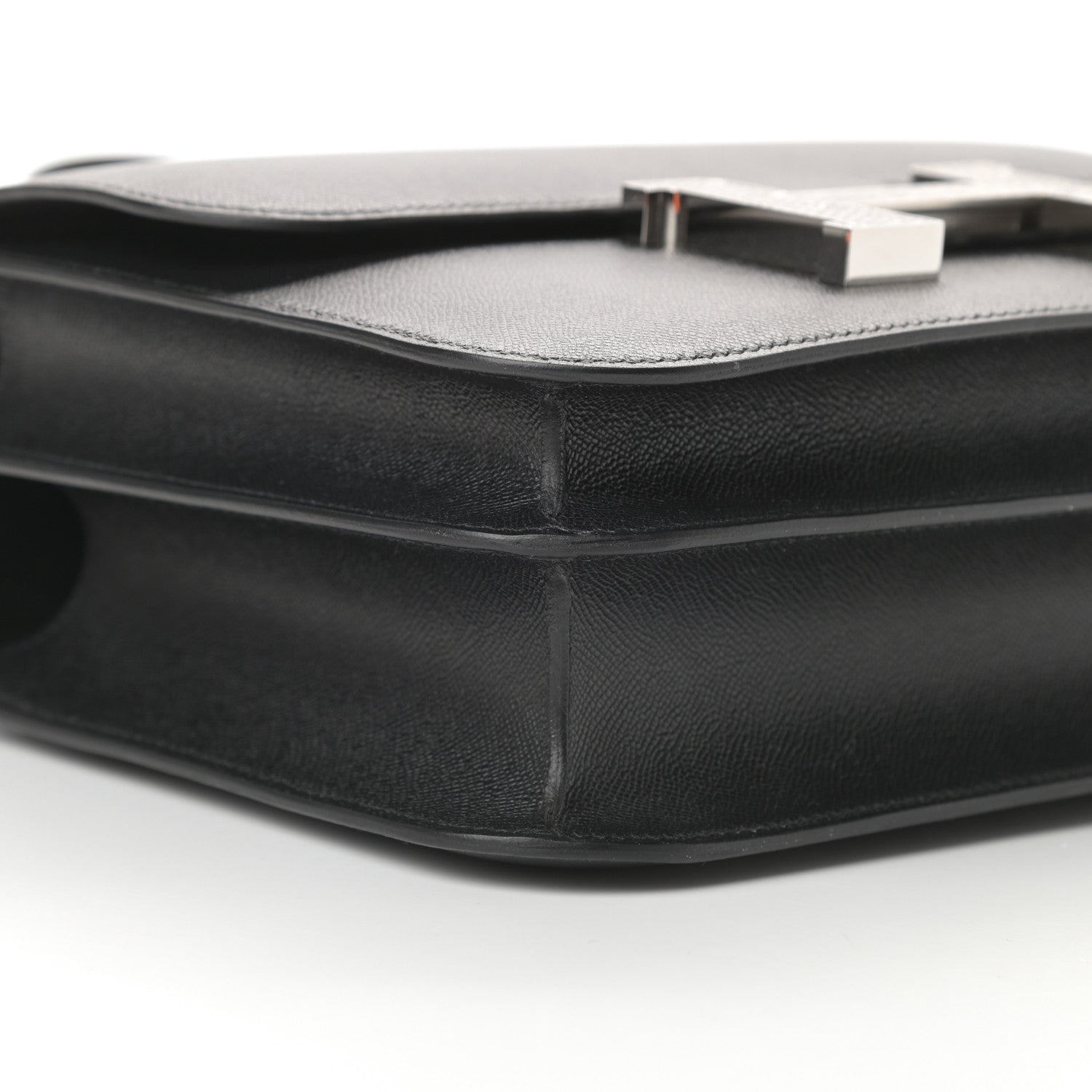 Hermes Grained Monsieur Lizard Constance 24 Black Ombre 9 of 12
