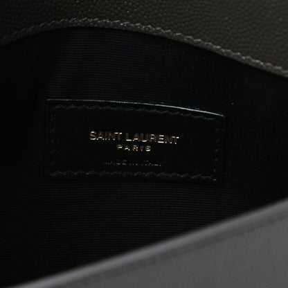 Saint Laurent Grain De Poudre Uptown Pouch Pebble 6 of 7